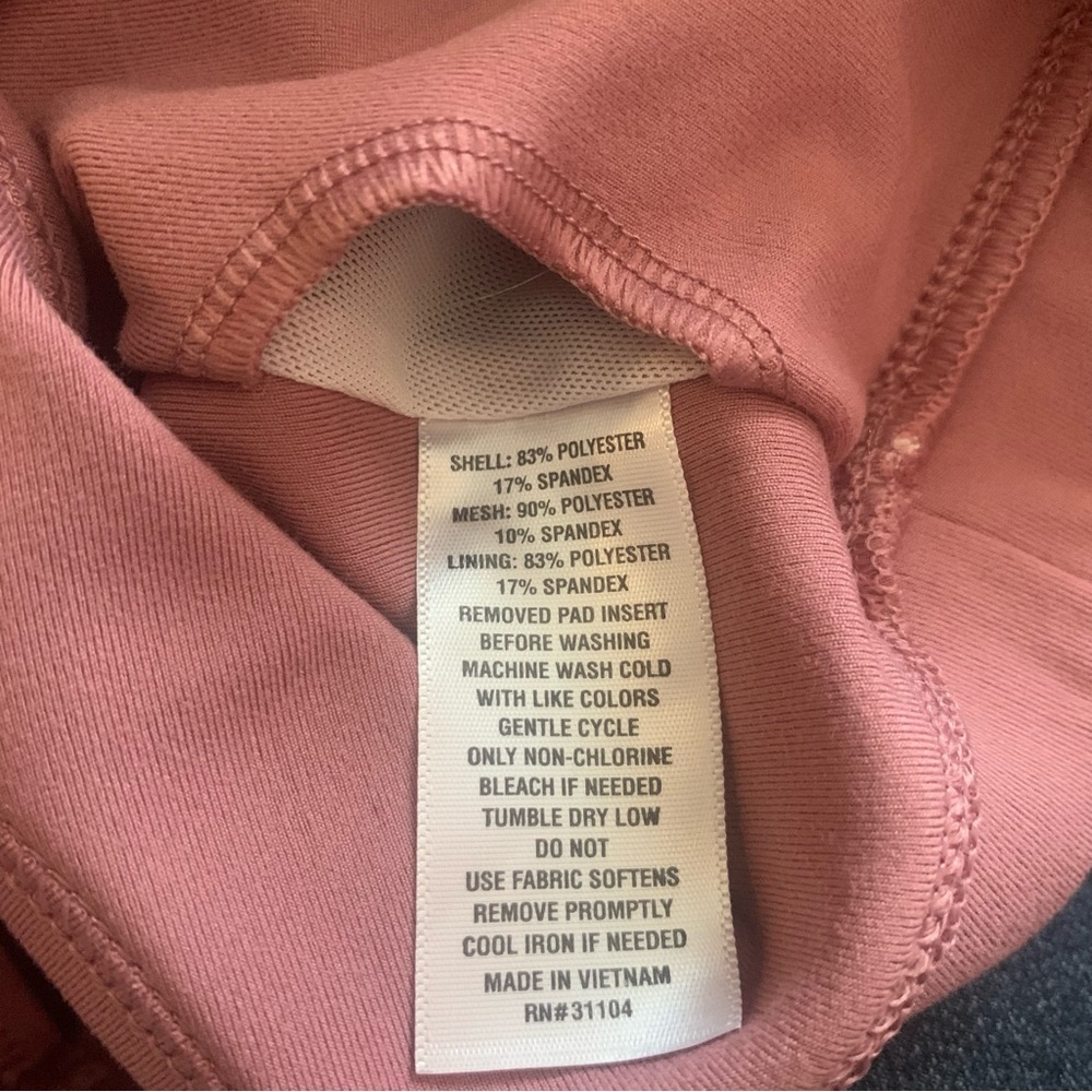 Body & Sol Pink Sports Bra Medium - Picture 2 of 4